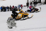 Motorschlitten Steilhangvergleichsfahrt