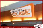 Neueröffnung - orange CUBE