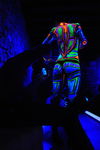 Flashing body painting night 8993591