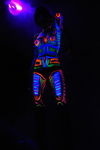 Flashing body painting night 8993613