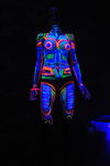 Flashing body painting night 8993645