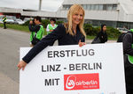 Fototermin Air Berlin - Erstflug von Linz nach Berlin