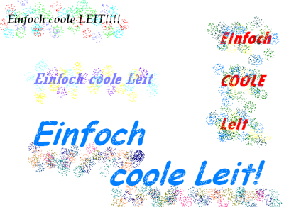 Einfoch coole Leit