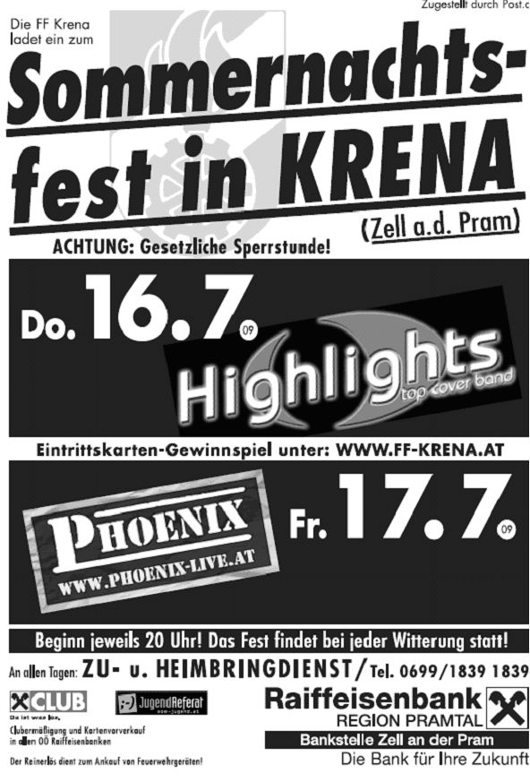 Sommernachtsfest Krena @Feuerwehrhaus Krena