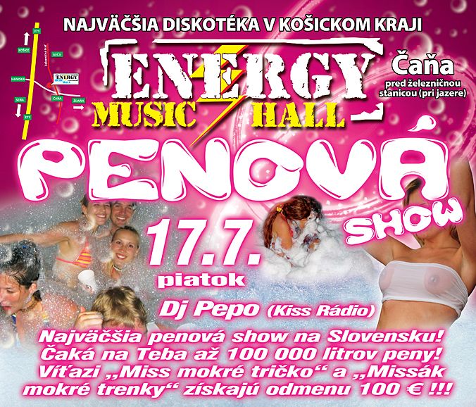 Penová show@Energy Music Hall