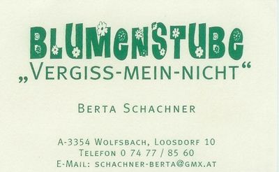 Gruppenavatar von Blumenstube "Vergiss-Mein-Nicht"