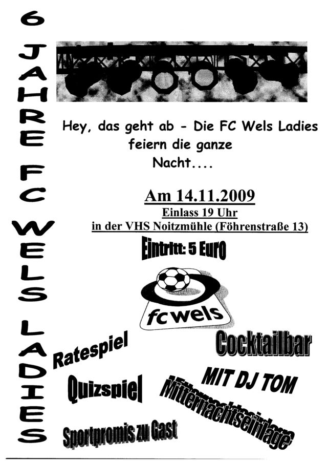 6 Jahre FC Wels Ladies@VHS-Noitzmühle