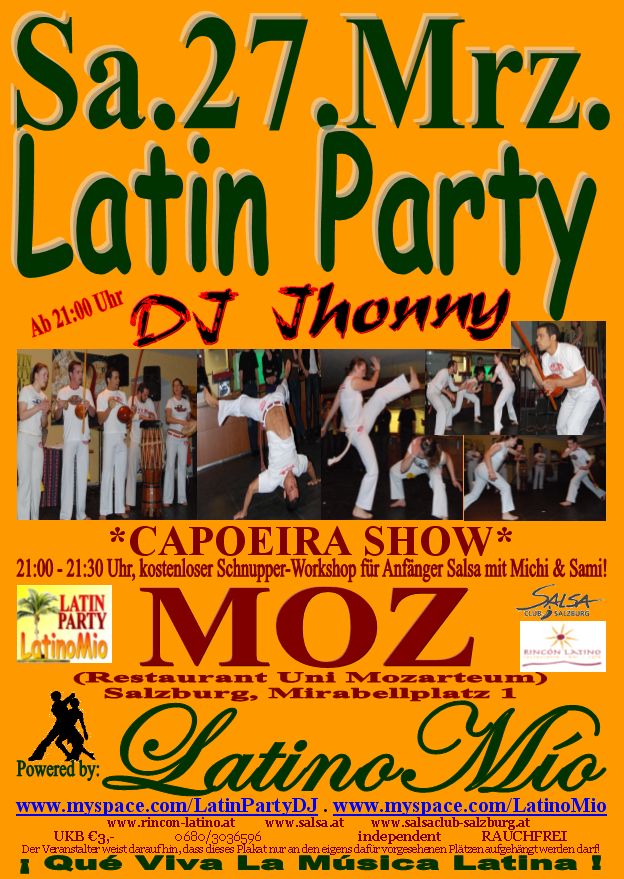 Latin Party & Capoeira Show@MOZ