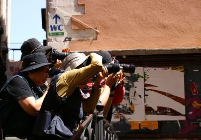 Japaner beim fotografieren fotografieren