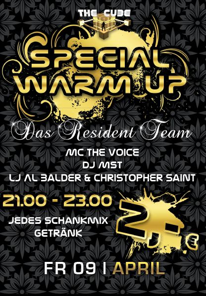 Special Warm up Party@The Cube Disco