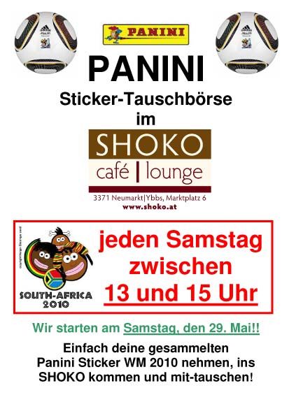 Panini Sticker-Tauschbörse
