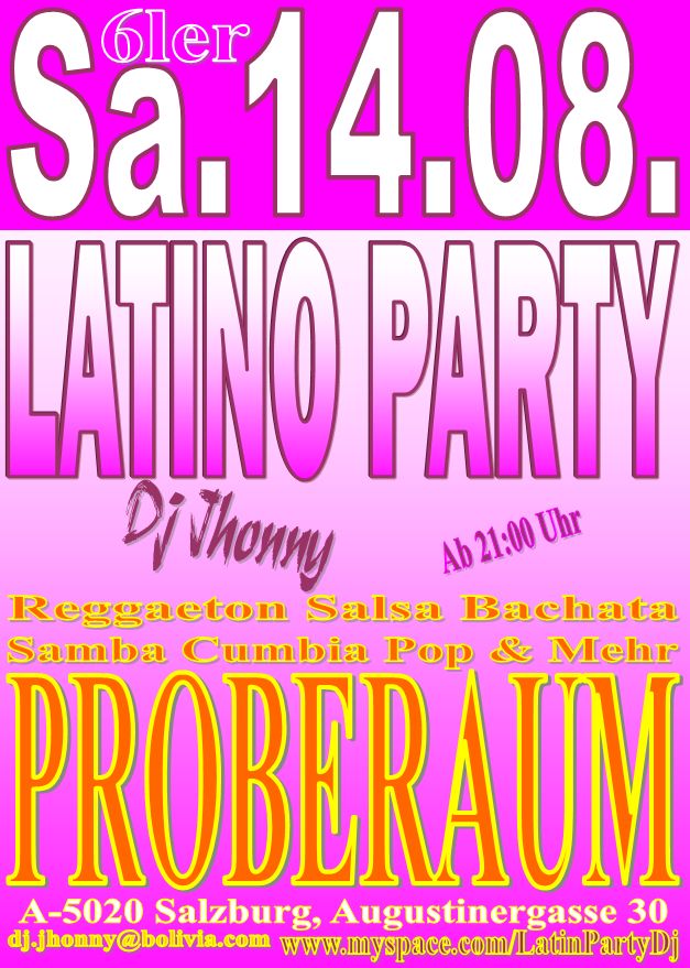 Latino Party@Proberaum