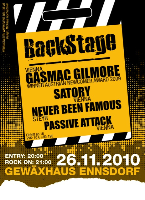 BackStage - Rockevent@Gewäxhaus Ennsdorf