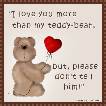Gruppenavatar von ♥I LOVE YOU MORE THAN MY TEDDY-BEAR, BUT, PLEASE DONT TELL HIM♥