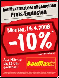 Gruppenavatar von MONTAG, MONTAG, MONTAG,MONTAG,  -10% -10% -10% beim BAUMAX, beim BAUMAX!