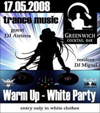 Warm Up - White Party@Greenwich Cocktail Bar