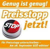 Preisstopp jetzt ! - Genug ist genug!