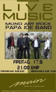 Mund Art Rock - Papa Joe Band @Main