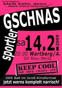 Sportlergschnas Mit Keepcool@Sport-Gasthaus Blau-Weiss