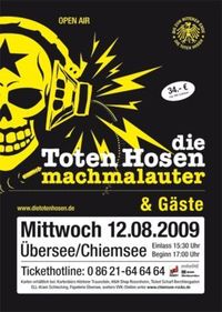 Die Toten Hosen - 12.08.2009 - Chiemsee OPEN AIR - Wir sind dabei !!