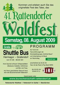 41. Rattendorfer Waldfest@Waldfestgelände Rattendorf