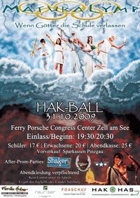 HAK-Ball 2009 - Maturalymp - Wenn Götter die Schule verlassen@Ferry Porsche Congress Center