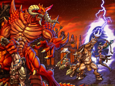 Gruppenavatar von Diablo 2 ist besser als World Of Warcraft