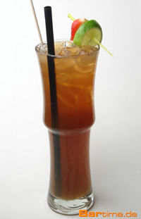 Gruppenavatar von Wodka, Tequila, Gin, Cointreau, Rum, Orangensaft, Zitronensaft, Cola --> Long Island Eistee