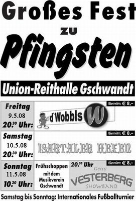 Gruppenavatar von Pfingstfest Gschwandt 2009: Das einzig wahre Bierzelt