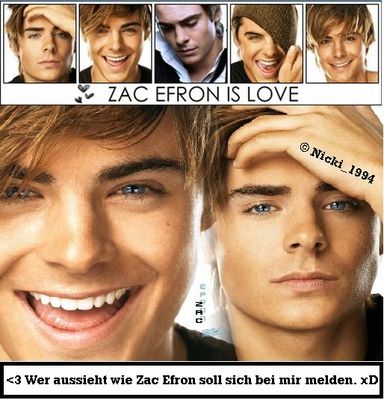 Gruppenavatar von <3 Wer aussieht wie Zac Efron soll sich bei mir melden. xD