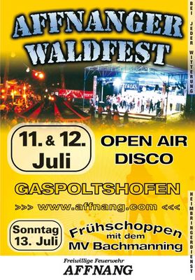 Gruppenavatar von Affnanger Waldfest(Rock´n´Rave) 2008 i woa dabei!!!
