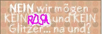 Gruppenavatar von NEIN wir mögen kein rosa und KEIN Glitzer ... na und??