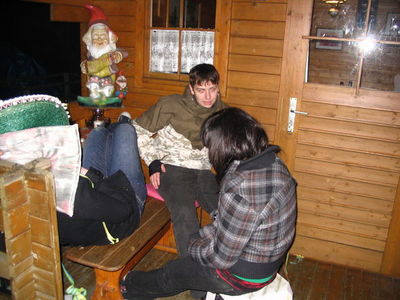 Gruppenavatar von Silvester 2009 sama beim Knoi in seiner Partyhütte!!!