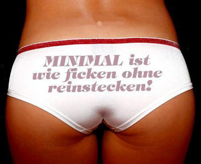 Gruppenavatar von MINIMAL ist wie FICKEN ohne REINSTECKEN