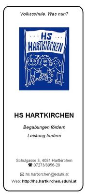 Gruppenavatar von HS Hartkirchen! Es tut uns leid !