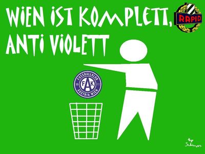 Gruppenavatar von Musst du Scheißn und weißt nicht wohin, dann scheiß auf die Fahne von Austria Wien!!