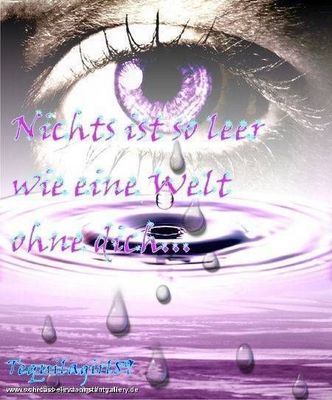 Gruppenavatar von ★  ♥♥  WeNn Du EiNe TrÄnE vOn MiR wÄrSt, WüRdE iCh NiE WiEdEr WeInEn, AuS aNgSt DiCh Zu VeRliErEn ♥♥  ★ 