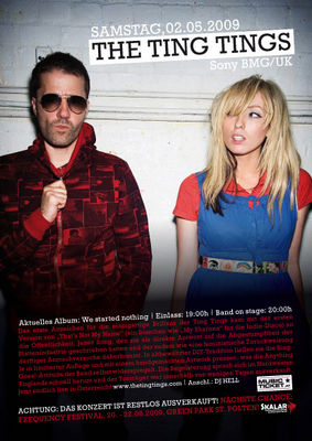 Gruppenavatar von The Ting Tings, LIVE in Wien am 2.05.2009 - wir waren dabei!