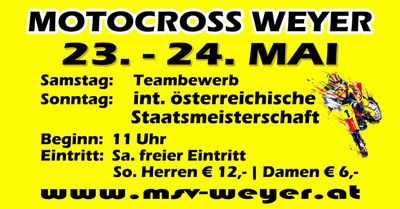 Gruppenavatar von Motocross Weyer.......mehr als nur eine Veranstaltung