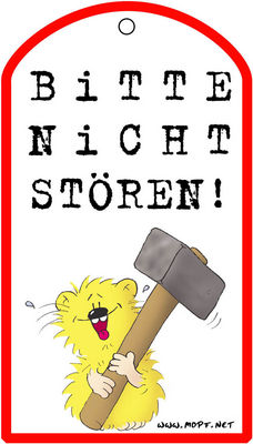 Gruppenavatar von Bitte nicht stören, ich bin schon gestört genug