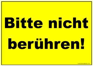 Gruppenavatar von iiCh berühre dinge auf denen groß und deutlich: bitte nicht berühren steht!