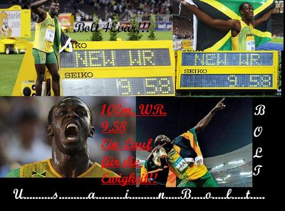Gruppenavatar von Usain Bolt ein Lauf für die Ewigkeit 100m. 9.58!!!!