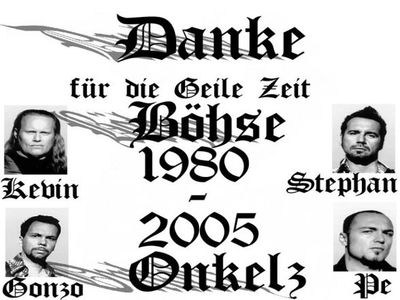 Gruppenavatar von Böhse Onkelz - Danke für die Geile Zeit