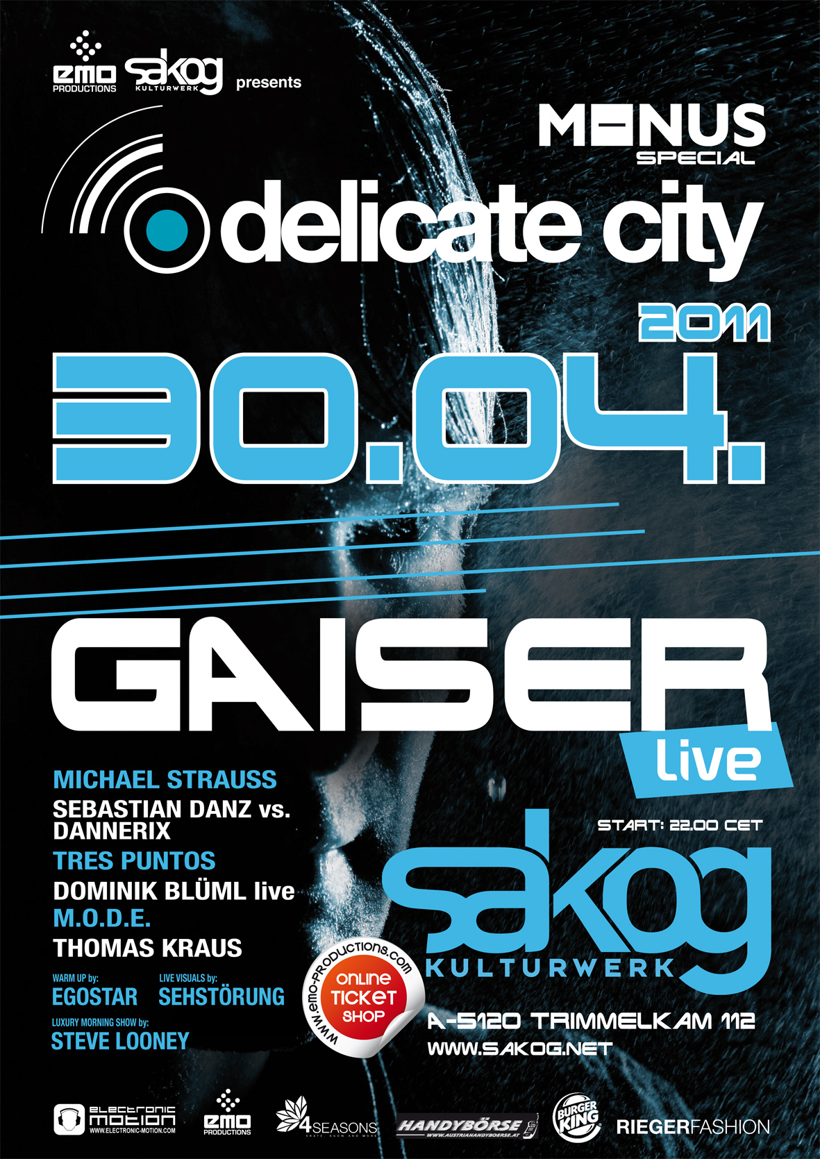 Gruppenavatar von ►SA.30.04. // Delicate City with: GAISER live! @ SAKOG 