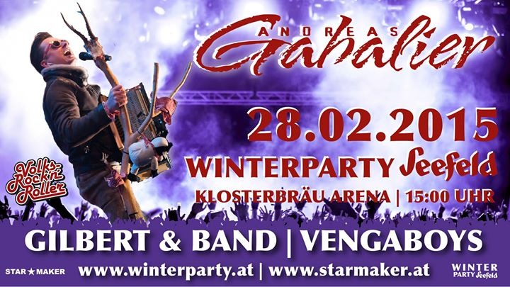 Andreas Gabalier Winterparty Seefeld 15 28 02 15 Winter Open Air Seefeld