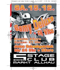 Sammy Deluxe + DJ Vito@Stage Club