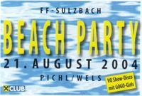 Beach Party mit VO-Showdisco@Festzelt