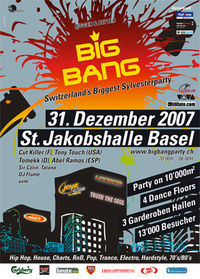 Big Bang -  Die grösste Silvesterparty der Schweiz!@St. Jakobshalle 