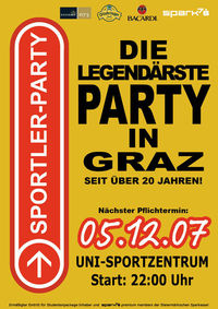 Sportler-Party@Uni-Sportzentrum