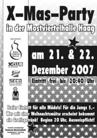 X-Mas-Party@Mostviertelhalle